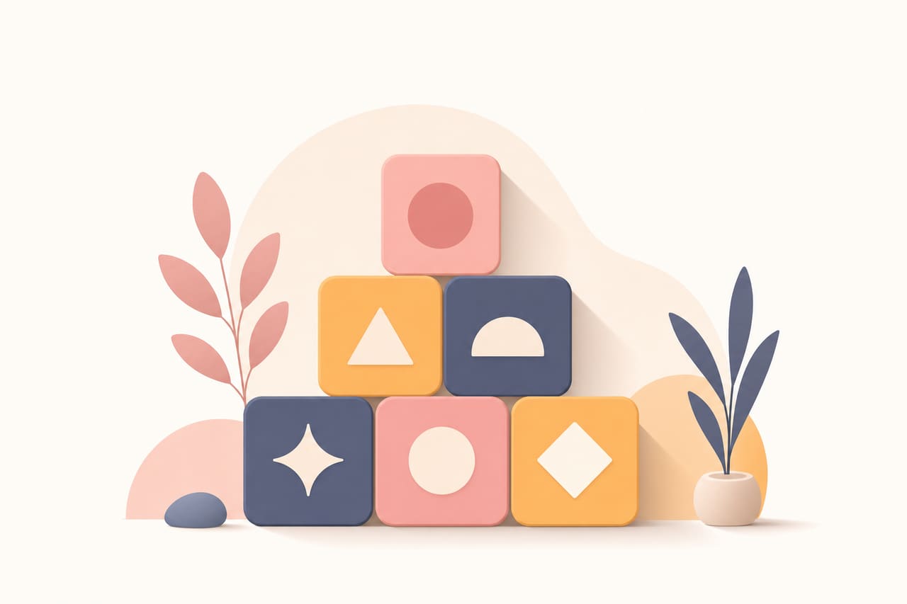 Mahjong – Illustration des Spielbretts